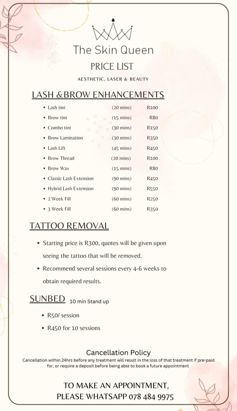 Price list 3